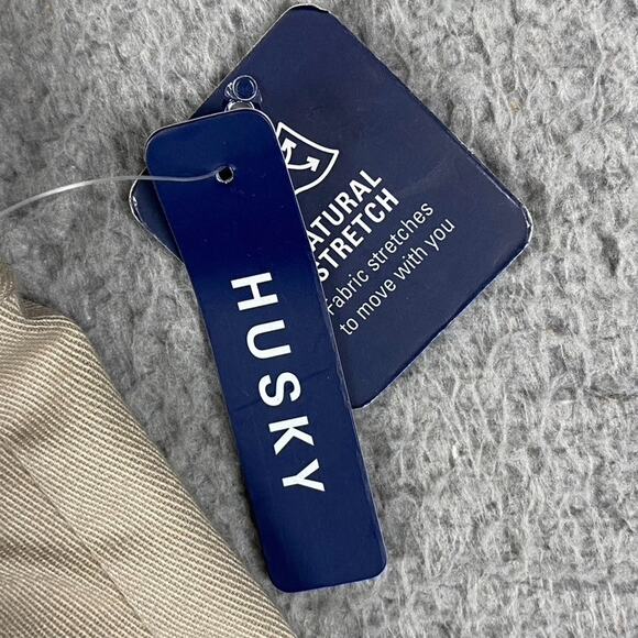 Izod Natural Stretch Husky Robusto Chino Shorts Women's Size 20 Beige New - Picture 4 of 11